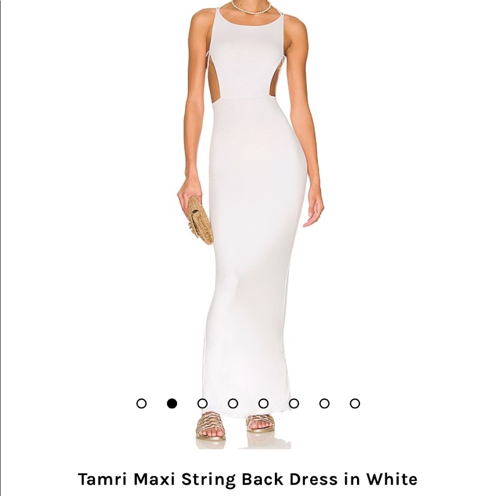 Indah Tamri Maxi String Back Dress